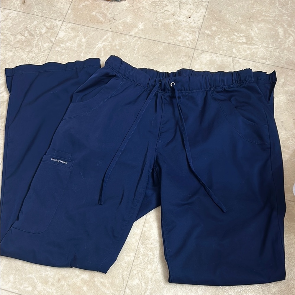 Healing Hands Navy Blue Scrub Pants